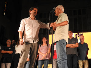 &Uacute;ltima concentraci&oacute; dels dilluns a la pla&ccedil;a del Vi