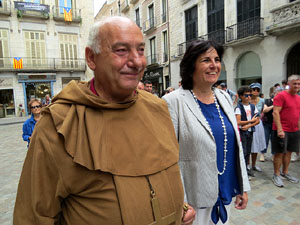 XIV Festa Reviu els Setges Napole&ograve;nics de Girona. Homenatge a la bandera de la Croada Gironina