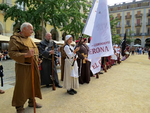 XIV Festa Reviu els Setges Napole&ograve;nics de Girona. Actes a la pla&ccedil;a de la Independ&egrave;ncia