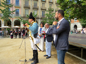 XIV Festa Reviu els Setges Napole&ograve;nics de Girona. Actes a la pla&ccedil;a de la Independ&egrave;ncia