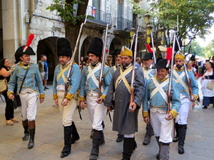 XIV Festa Reviu els Setges Napole&ograve;nics de Girona. Recreaci&oacute; del Gran Dia de Girona