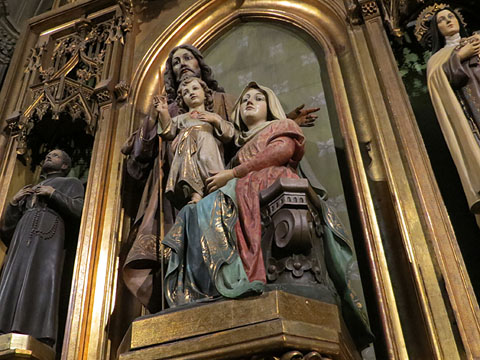 Capella lateral de l'esgl&eacute;sia del Sagrat Cor