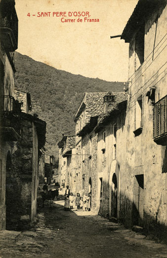 Osor. Carrer de Fran&ccedil;a. 1910