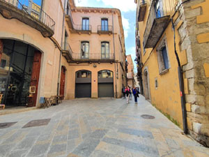 El carrer i travessia de l'Auriga