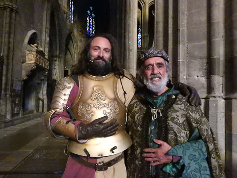 Sant Jordi (Guillem Fern&agrave;ndez-Valls) i el Rei (Ferran Frauca)