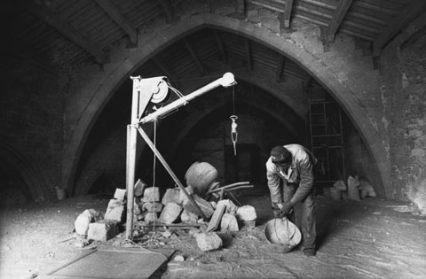Obres al convent de la Merc&egrave;. 1979