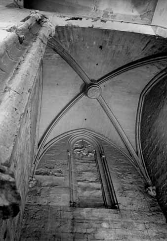 Volta de creueria de l'esgl&eacute;sia del convent de la Merc&egrave;. 1976