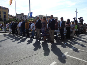 Diada Nacional 2023. Acte institucional a la pla&ccedil;a Catalunya, amb parlaments de Lluc Salellas, Miquel Noguer i Laia Ca&ntilde;igueral