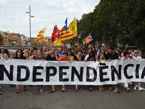 Diada Nacional 2023. Manifestaci&oacute; unit&agrave;ria per la Independ&egrave;ncia