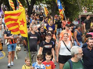 Diada Nacional 2023. Manifestaci&oacute; unit&agrave;ria per la Independ&egrave;ncia