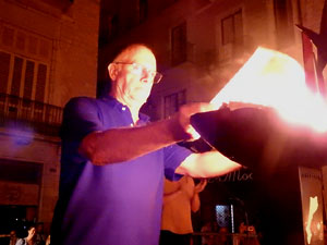 Diada Nacional 2023. XVI Marxa de Torxes de Girona pels carrers del Barri Vell de Girona