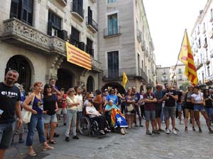 Diada Nacional 2023. Concentraci&oacute; a la pla&ccedil;a del Vi