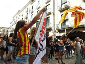 Diada Nacional 2023. Concentraci&oacute; a la pla&ccedil;a del Vi