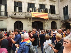 Diada Nacional 2023. Concentraci&oacute; a la pla&ccedil;a del Vi