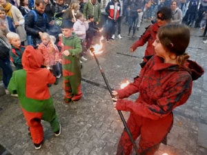 Festes de Primavera de Girona 2023. Despertada del petit Drac Major