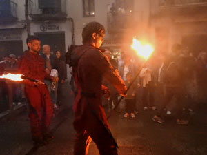 Festes de Primavera de Girona 2023. Despertada del petit Drac Major