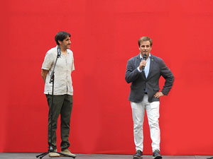 Festival Fitag 2023. Inauguraci&oacute; al pati de la Casa de Cultura de Girona