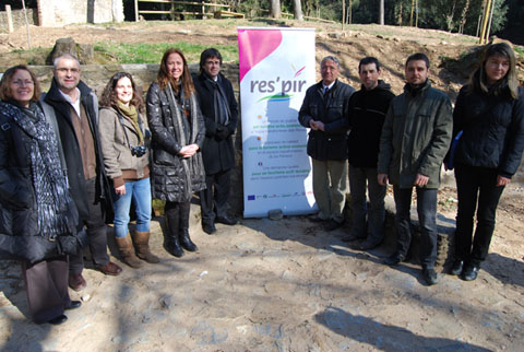 Presentaci&oacute; de les obres de restauraci&oacute; de l'&agrave;rea de lleure de la font del Ferro. 2012