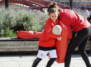 X Jornada de l'Esport Femen&iacute; 2023 a la pla&ccedil;a Salvador Espriu i la de Francesc Calvet i Rubalcaba