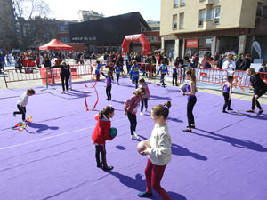 X Jornada de l'Esport Femen&iacute; 2023 a la pla&ccedil;a Salvador Espriu i la de Francesc Calvet i Rubalcaba