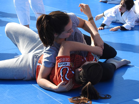 Judo a la pla&ccedil;a Salvador Espriu