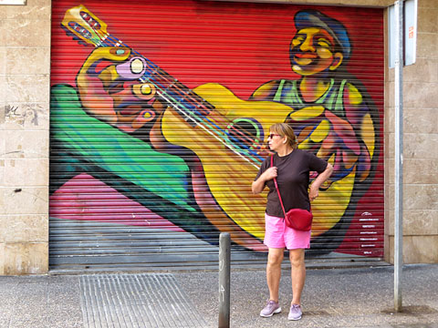 Mural a Santa Eug&egrave;nia de Ter