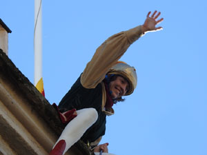 Reis 2023. Precavalcada. Els patges pels carrers de la ciutat