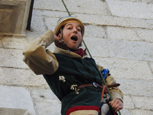 Reis 2023. Precavalcada. Els patges pels carrers de la ciutat