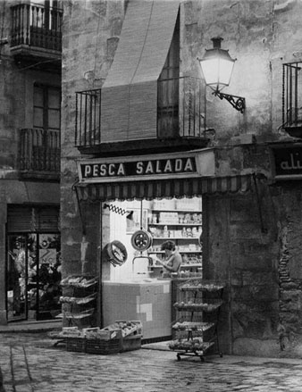 Pesca salada a pla&ccedil;a de les Castanyes. 1988