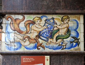 La pla&ccedil;a de les Castanyes