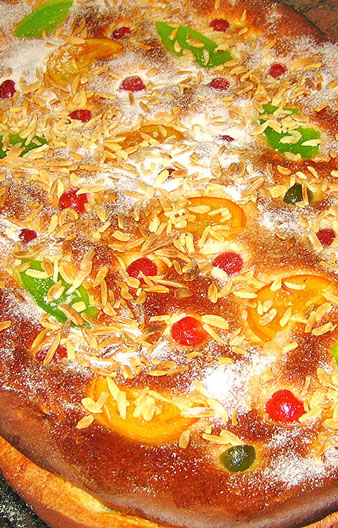 Coca t&iacute;pica de la revetlla de Sant Joan