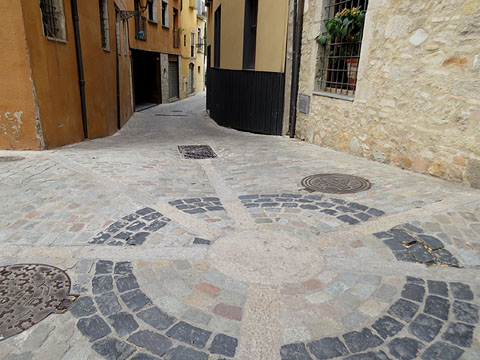 Encreuament del carrer Sacsimor amb el de Francesc Sams&oacute;