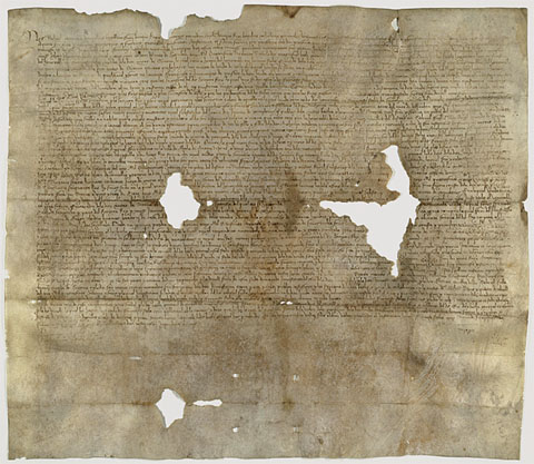 Reconeixement de Miquel Sarriera, donzell, Batlle General de Catalunya, i Jeroni Albanell, doctor en dret del Consell i regent de la Cancelleria Reial, com a assistent de l�anterior. Reconeix que la lleuda de Girona era tinguda com a cosa emfit&egrave;utica i no feudal. 1500