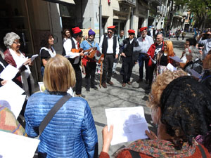 Setmana Santa 2023 a Girona.  Cantada de Caramelles