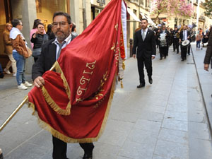 Setmana Santa 2023 a Girona.  Concert per la banda La Lira