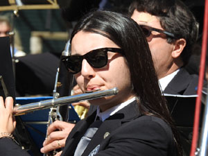 Setmana Santa 2023 a Girona.  Concert per la banda La Lira