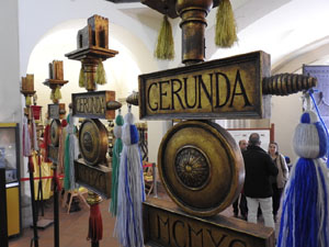 Setmana Santa 2023 a Girona.  Preparaci&oacute; dels Passos de la process&oacute;