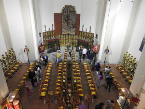 Setmana Santa 2023 a Girona.  Preparaci&oacute; dels Passos de la process&oacute;