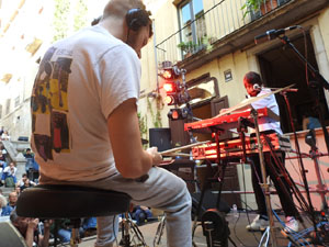 Festival Strenes 2023. Concert de B1n0 a la pujada de Sant Dom&egrave;nec