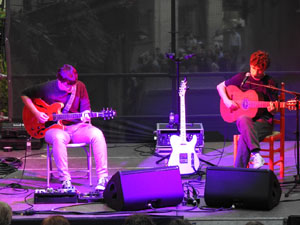 Festival Strenes 2023. Concert de Socunbohemio a la pujada de Sant Dom&egrave;nec