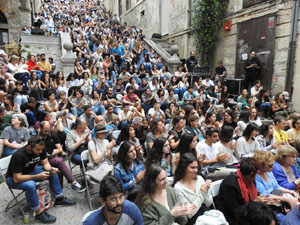 Festival Strenes 2023. Concert de Socunbohemio a la pujada de Sant Dom&egrave;nec