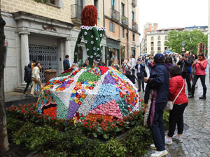 Temps de Flors 2023. Pujada del pont de Pedral'esdeveniment
