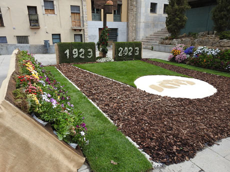 Temps de Flors 2023. Pla&ccedil;a Jacint Verdaguer (baix)