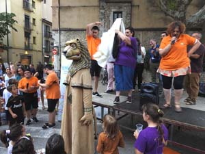 Bateig i estrena del gegant&oacute; La Lleona