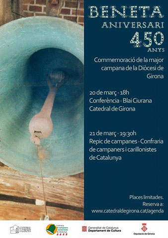 Cartell de la commemoraci&oacute; dels 450 anys de la campana