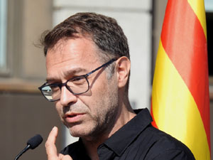 Diada Nacional 2024. Acte institucional a la pla&ccedil;a Catalunya, amb parlaments de Lluc Salellas, Miquel Noguer i S&iacute;lvia Paneque