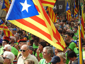 Diada Nacional 2024. Manifestaci&oacute; unit&agrave;ria per la Independ&egrave;ncia