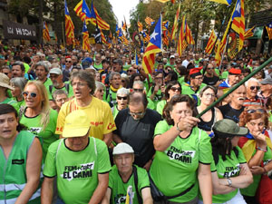 Diada Nacional 2024. Manifestaci&oacute; unit&agrave;ria per la Independ&egrave;ncia