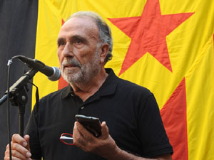 Diada Nacional 2024. Concentraci&oacute; a la pla&ccedil;a del Vi, lectura del manifest i cant de Els Segadors