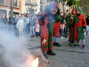 Festes de Primavera de Girona 2024. Despertada del petit Drac Major a la Rambla de la Llibertat